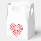 Schattig Hart met Pootjes Papier Favoriete Boxen Bedankdoosjes (Geopend)