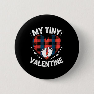 Schattig Hart Mijn Kleine Valentijnsdag Zwangersch Ronde Button 5,7 Cm