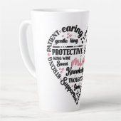 Schattig Hart Mimi Latte Mok (Linkerhoek)