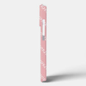 Schattig Hart Roze Herhalende Naam Case-Mate iPhone Case (Achterkant / Links)