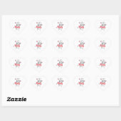 Schattig Hart Sticker (Vel)