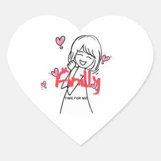 Schattig Hart Sticker