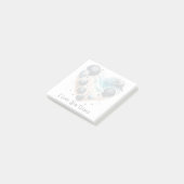 Schattig Hart Van Zeeschelpen Strand Liefde Valent Post-it® Notes (Schuin)
