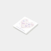 Schattig Hart Van Zeeschelpen Strand Liefde Valent Post-it® Notes (Schuin)