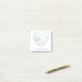 Schattig Hart Van Zeeschelpen Strand Liefde Valent Post-it® Notes (Op bureau)