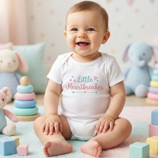 Schattig Hartbrekertje: Schattige Valentijnsdag Romper