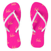 Schattig Heet Roze XOXO Teenslippers (Voetbed)