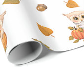 Schattig Herfst is eigenaar van pakpapier (Rol Hoek)
