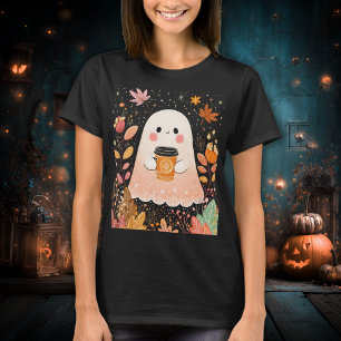 Schattig Herfst Spoken met Pompoen Koffie – Cozy F T-shirt