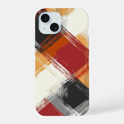 Schattig herfstkarotatie iPhone 15 case (Achterkant)