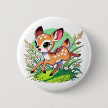 Schattig hert met hardloopvlekken