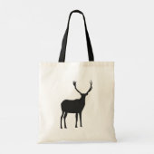 Schattig hert rood hert tote bag (Achterkant)