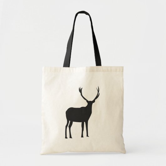 Schattig hert rood hert tote bag (Voorkant)