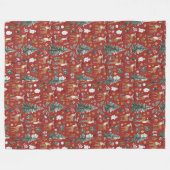 schattig hertendeken fleece deken (Voorkant (Horizontaal))