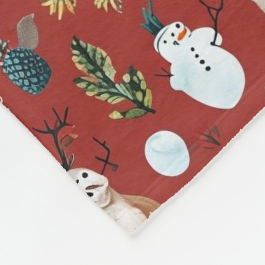 schattig hertendeken fleece deken (Hoek)