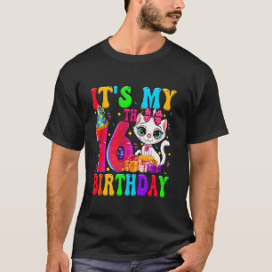 Schattig Het Is Mijn 16e Verjaardag 16 Jaar Oude K T-shirt
