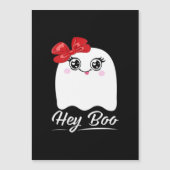 Schattig Hey Boo Halloween-ontwerp (Voorkant)
