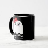 Schattig Hey Boo Halloween-ontwerp Mok (Voorkant links)