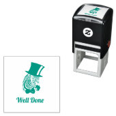 Schattig hip zebra Goed gedaan leraar stempel (In situ)