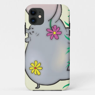 schattig hippie hippo Case-Mate iPhone case