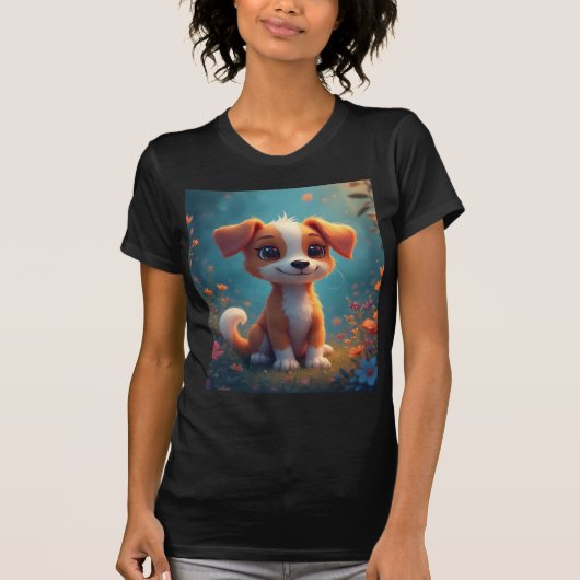 schattig hond tshirt (Voorkant)
