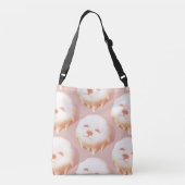 Schattig hondengezicht donut crossbody tas (Achterkant)