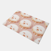 Schattig hondengezicht donut deurmat (Schuin)