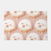 Schattig hondengezicht donut deurmat (Voorkant)