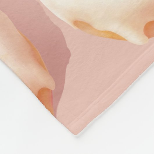 Schattig hondengezicht donut fleece deken (Hoek)