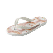 Schattig hondengezicht donut kinder teenslippers (Schuin)
