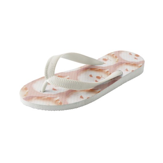 Schattig hondengezicht donut kinder teenslippers (Schuin)