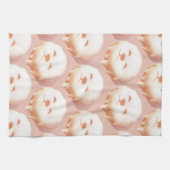 Schattig hondengezicht donut theedoek (Horizontaal)