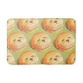 Schattig hondengezichtsbranderpatroon badmat (Voorkant)