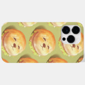 Schattig hondengezichtsbranderpatroon Case-Mate iPhone case (Achterkant (horizontaal))