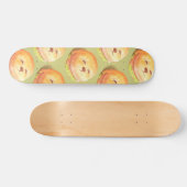 Schattig hondengezichtsbranderpatroon persoonlijk skateboard (Horizontaal)