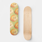 Schattig hondengezichtsbranderpatroon persoonlijk skateboard (Voorkant)