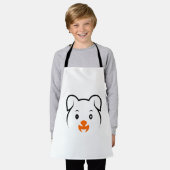 Schattig hondenjong schort (Gedragen)