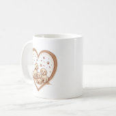 schattig hondenliefhebber koffiemok (Voorkant links)