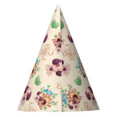 Schattig hondenpatroon feesthoedjes (Achterkant)