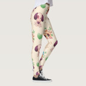 Schattig hondenpatroon leggings (Rechts)