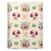 Schattig hondenpatroon notitieboek (Voorkant)