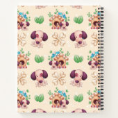 Schattig hondenpatroon notitieboek (Achterkant)