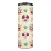 Schattig hondenpatroon thermosbeker (Achterkant)