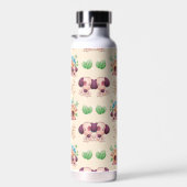 Schattig hondenpatroon waterfles (Rechts)