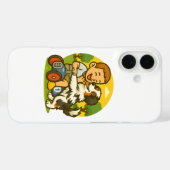 Schattig Hondje en Kind Speeltijd Case-Mate iPhone Case (Achterkant (horizontaal))