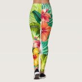 Schattig Hondje in Paradijs Leggings (Achterkant)