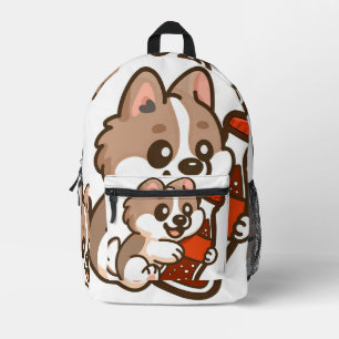 Schattig Hondje Knuffelt Cola Fles Bedrukte Rugzak