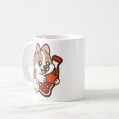 Schattig Hondje Knuffelt Cola Fles Koffiemok (Voorkant links)