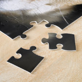 Schattig Hondje Poseert voor de Camera Legpuzzel (Zijkant)