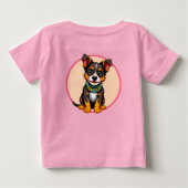 🌸 Schattig Hondje Speelse Vreugde Zachte Baby Sti (Achterkant)